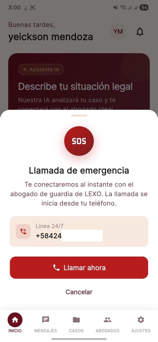Botón de pánico LEXO